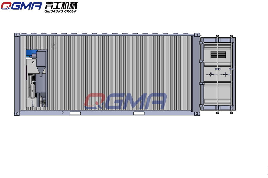可运输集装箱喷砂房的优点